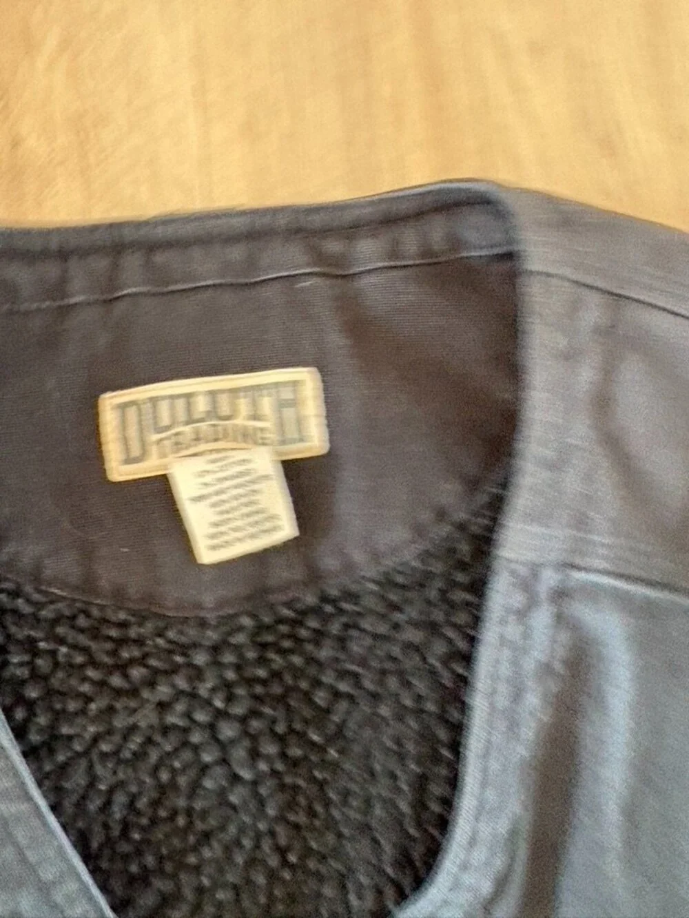Duluth Trading Co Iron Range Fire Hose Lined vest Black Large